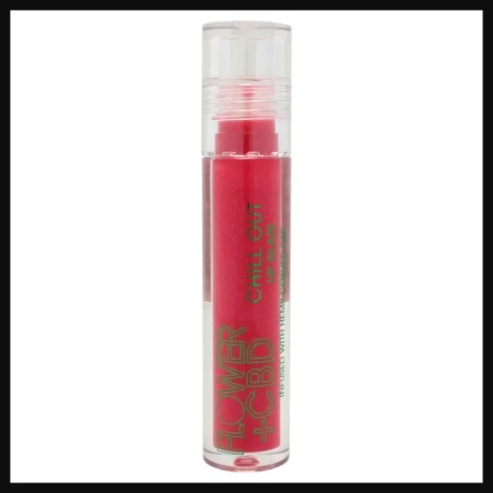Flower Beauty 2 CBD Chill Out Lip Glaze Lets Roll & Unwind Lip Gloss NEW